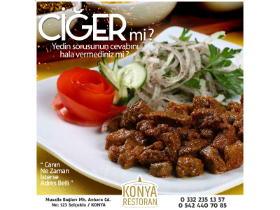 Konya Restoran'dan